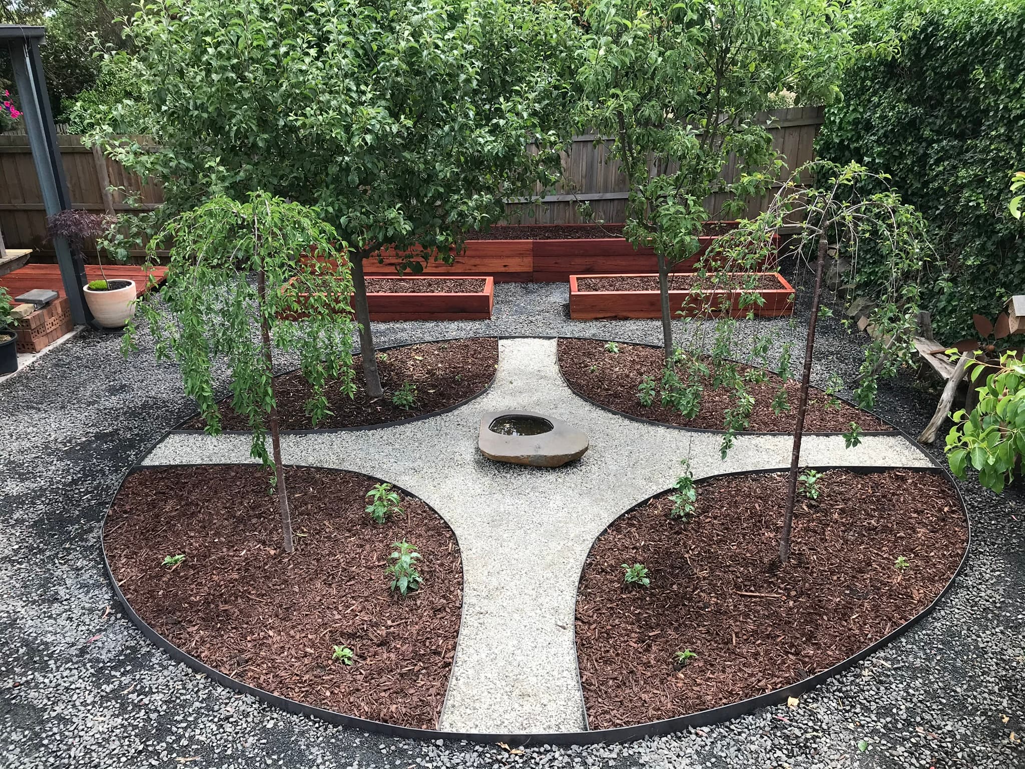 Courtyard Kitchen Garden