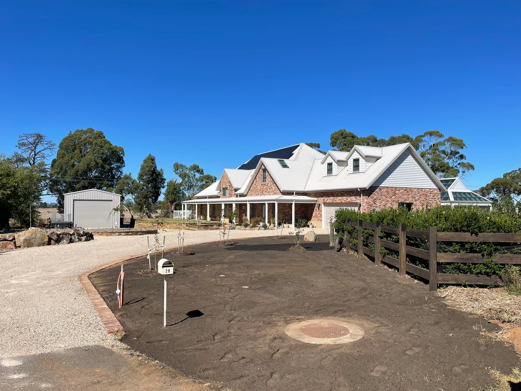 Front Drive Earthworks & Turf Install